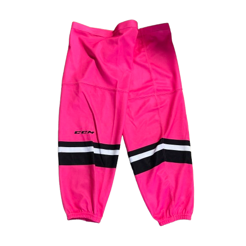 OHL - Chaussettes de hockey CCM d'occasion (rose/noir/blanc)